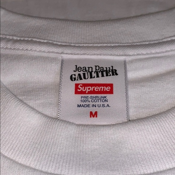 Supreme x Jean Paul Gaultier Tee - Picture 3 of 4